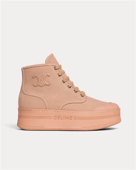 celine high top sneakers women's|celine triomphe sneakers.